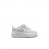 Nike Force 1 Low Ess+ Easyon Td Bianco Grigio - Sneakers Bambino