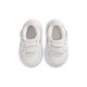 Nike Force 1 Low Ess+ Easyon Td Bianco Grigio - Sneakers Bambino