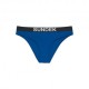 Sundek Costume Slip Logo Parlato Blu Donna