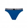 Sundek Costume Slip Logo Parlato Blu Donna