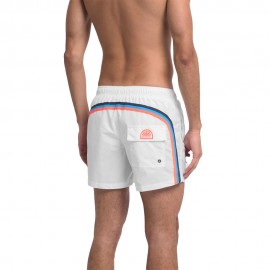 Sundek Costume Boxer Arcobaleno Tafta Bianco Uomo