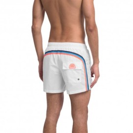 Sundek Costume Boxer Arcobaleno Tafta Bianco Uomo