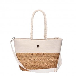 Hat You Borsa Mare Con Pochette Mare Bianco