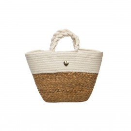 Hat You Borsa Mare Con Pochette Mare Removibile Bianco