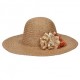 Hat You Cappello Mare Con Fiori Applicati Miele