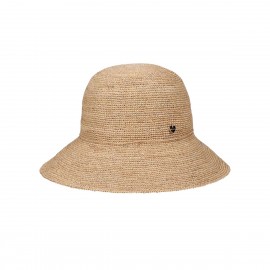 Hat You Cappello Mare Con Fiori Applicati Naturale