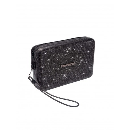 Havaianas Pochette Mare Glitter Nero