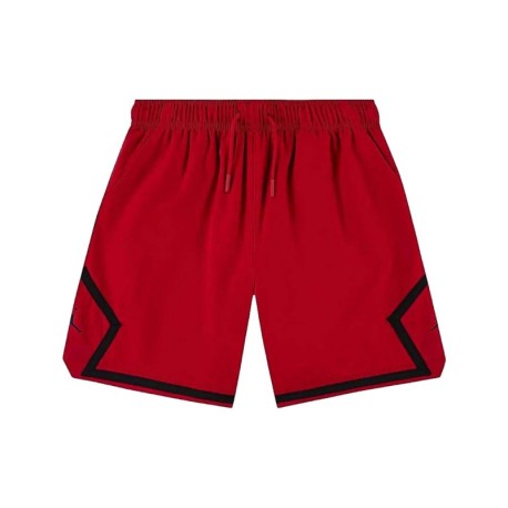 Nike Pantaloncini Mare Diamond Woven Tafeta Rosso Bambino