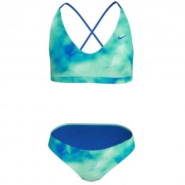 Nike Bikini Tie Die Blu Bambina