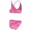 Nike Bikini Tie Die Rosa Bambina
