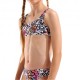 Arena Bikini Bralette Fantasia Graffiti Bianco Bambina
