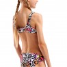 Arena Bikini Bralette Fantasia Graffiti Bianco Bambina