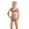 Arena Bikini Bralette Fantasia Graffiti Bianco Bambina