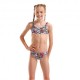 Arena Bikini Bralette Fantasia Graffiti Bianco Bambina