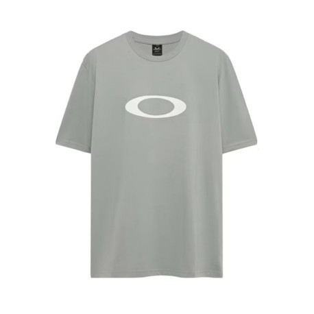 Oakley T-Shirt Mm Big Logo Grigio Uomo