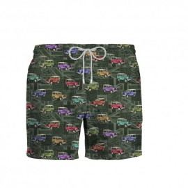 Zeybra Costume Boxer Fantasia Safari Verde Uomo