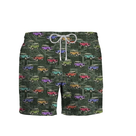 Zeybra Costume Boxer Fantasia Safari Verde Uomo