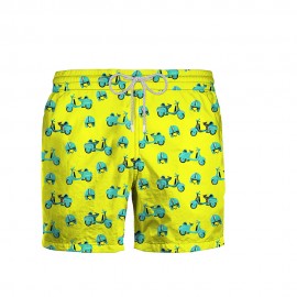 Zeybra Costume Boxer Fantasia Vespa Giallo  Uomo