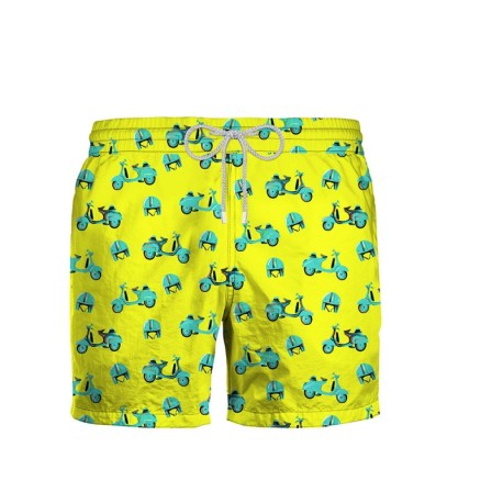 Zeybra Costume Boxer Fantasia Vespa Giallo  Uomo