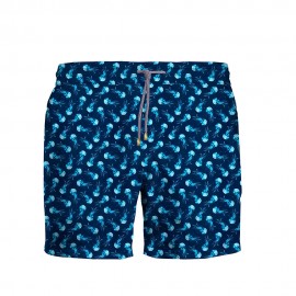 Zeybra Costume Boxer Medusa Blu Uomo
