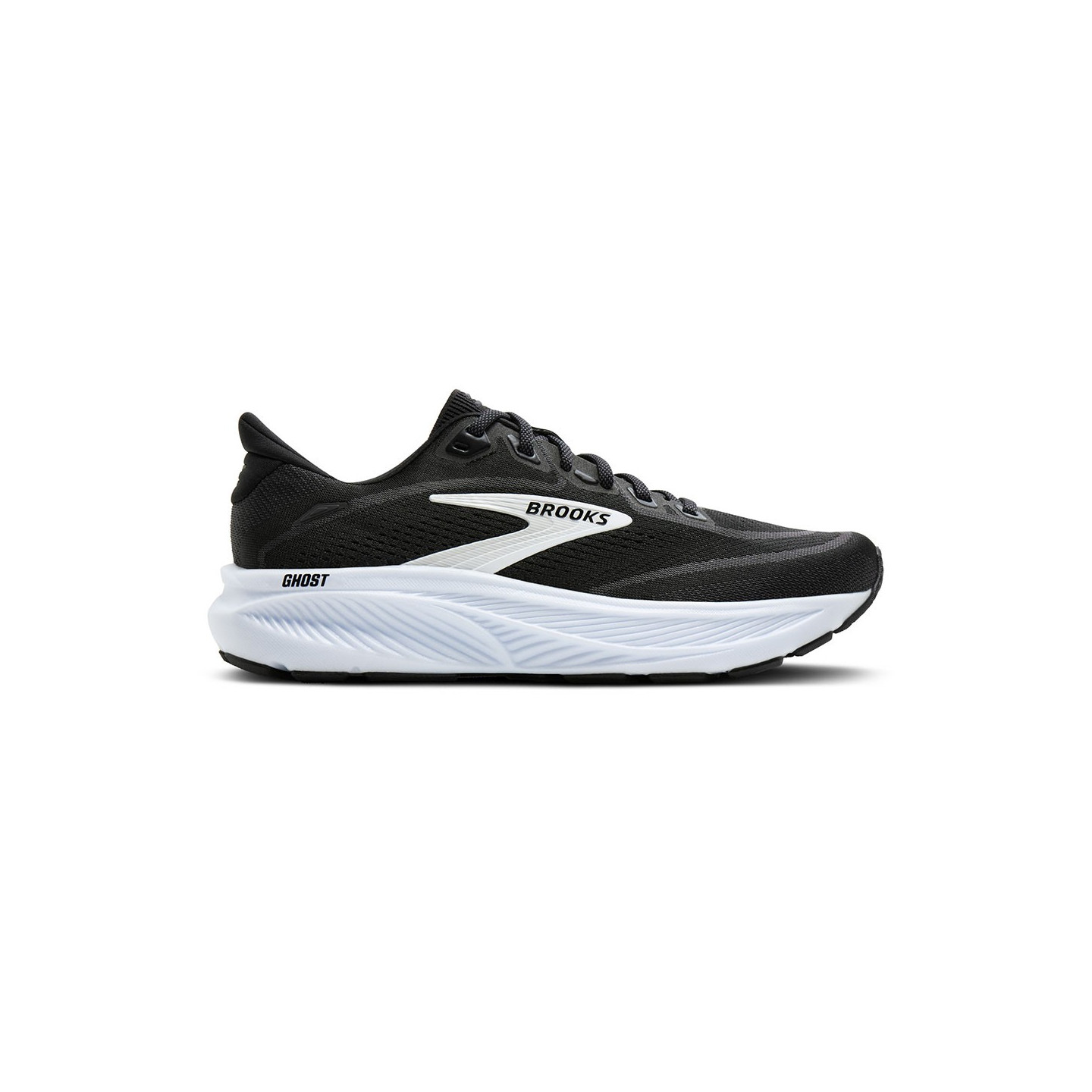 Brooks Ghost 18 Nero Grigio Bianco - Scarpe Running Uomo EUR 42 / US 8,5