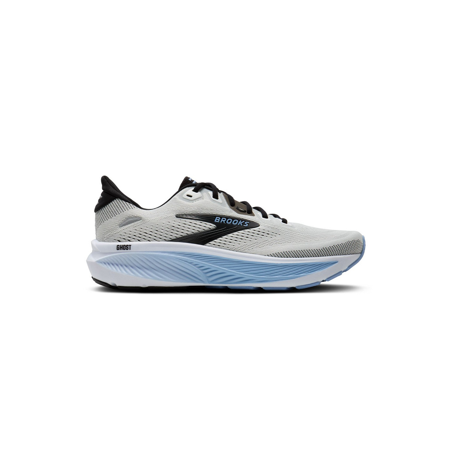 Brooks Uomo Bianco/Grigio Running Ghost 18 - Immagine 2