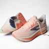 Brooks Ghost 18 Bianco Cyber Peach - Scarpe Running Donna