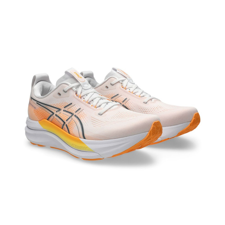 Asics Gel Kayano 33 Bianco Energy Aqua - Scarpe Running Uomo