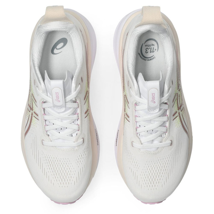 Asics Gel Kayano 33 Bianco Hazy Lilac - Scarpe running Donna