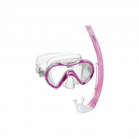Mares Set Combo Seahorse Rosa Clear Bambina