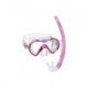 Mares Set Combo Seahorse Rosa Clear Bambina