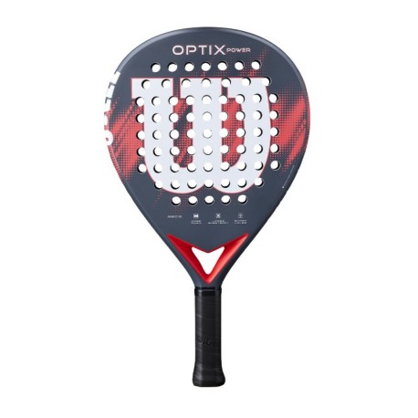 Wilson Optix V2 Rosso - Racchetta Padel