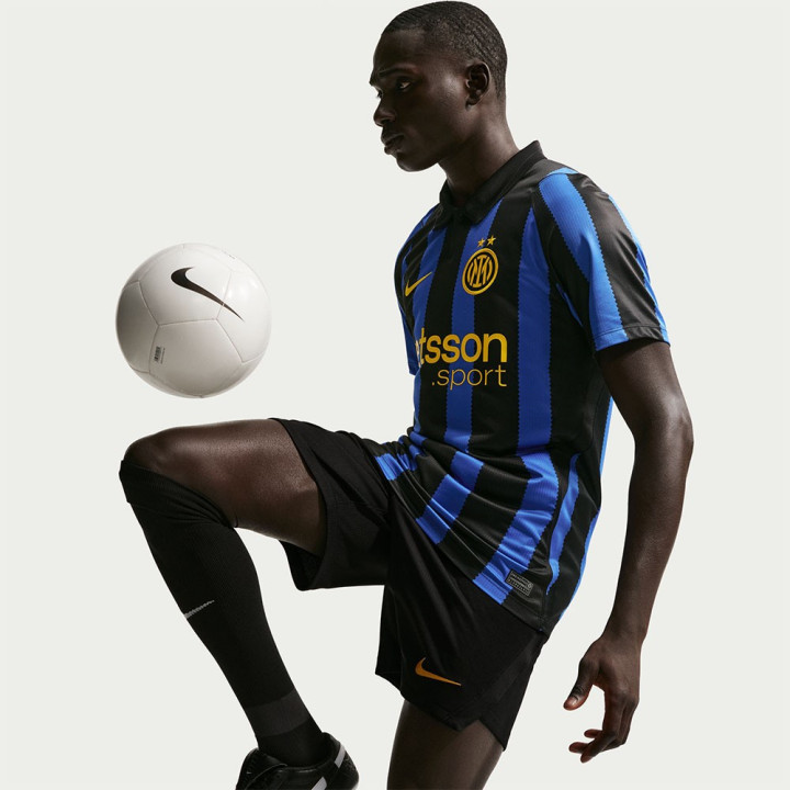 Nike Pantaloncini Calcio Inter Home 26 27 Nero Oro Uomo