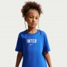 Nike Maglia Maniche Corte Inter Express Lyon Blu Bambino