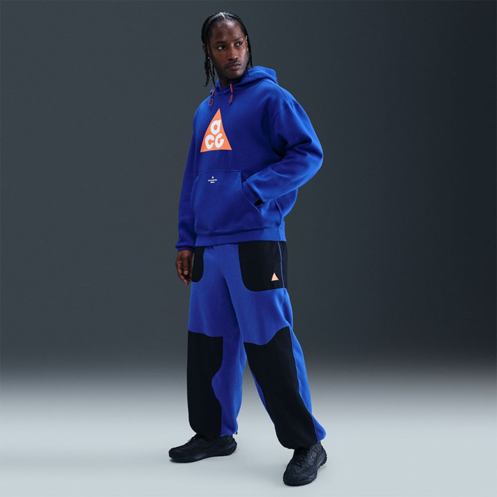 Nike Felpa Calcio Inter Express Blue Arancio Uomo