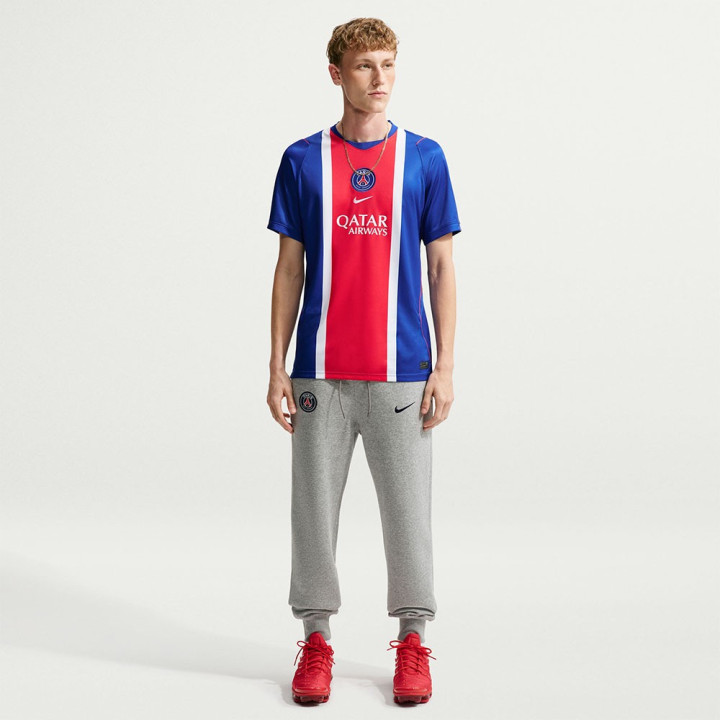 Nike Maglia Maniche Corte Psg Home 26 27 Blu Bianco Rosso Uomo