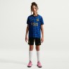 Nike Maglia Maniche Corte Inter Pre Match Blu Nero Oro Bambino