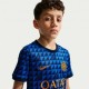 Nike Maglia Maniche Corte Inter Pre Match Blu Nero Oro Bambino