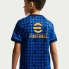 Nike Maglia Maniche Corte Inter Pre Match Blu Nero Oro Bambino