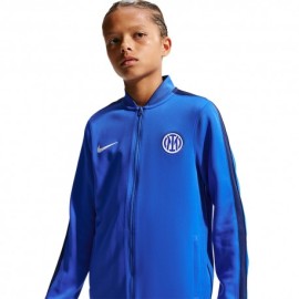 Nike Inter Milan Strike Tuta Calcio Training Blu Bianco Bambino