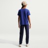 Nike Fc Barcelona Maglia Maniche Corte Crest Deep Blu Bambino