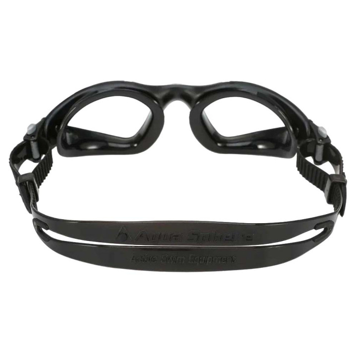 Aquasphere Occhialini Nuoto Kayenne Clear Lens Nero Argento Uomo