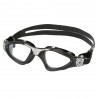Aquasphere Occhialini Nuoto Kayenne Clear Lens Nero Argento Uomo