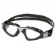 Aquasphere Occhialini Nuoto Kayenne Clear Lens Nero Argento Uomo