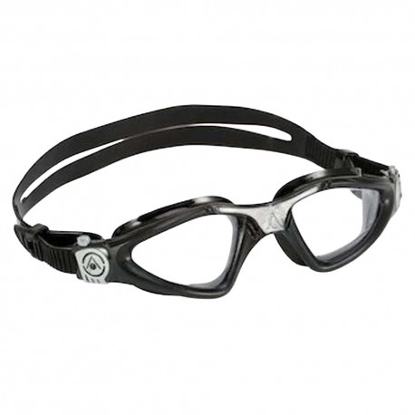 Aquasphere Occhialini Nuoto Kayenne Clear Lens Nero Argento Uomo