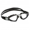Aquasphere Occhialini Nuoto Kayenne Clear Lens Nero Argento Uomo