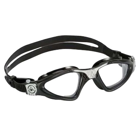 Aquasphere Occhialini Nuoto Kayenne Clear Lens Nero Argento Uomo