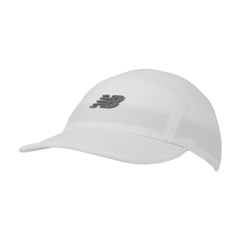 New Balance Cappellino Running 5 Panel Hat Bianco TU