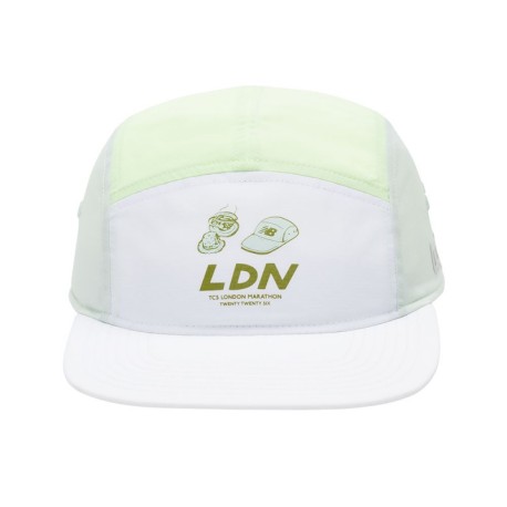 New Balance Cappellino Running 5 Panel London Edition Afterglow