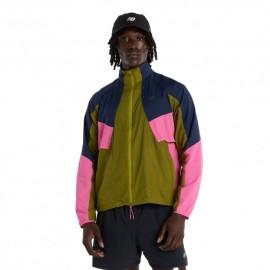 New Balance Giacca Running Zip Rc Jacket Sea Moss Uomo
